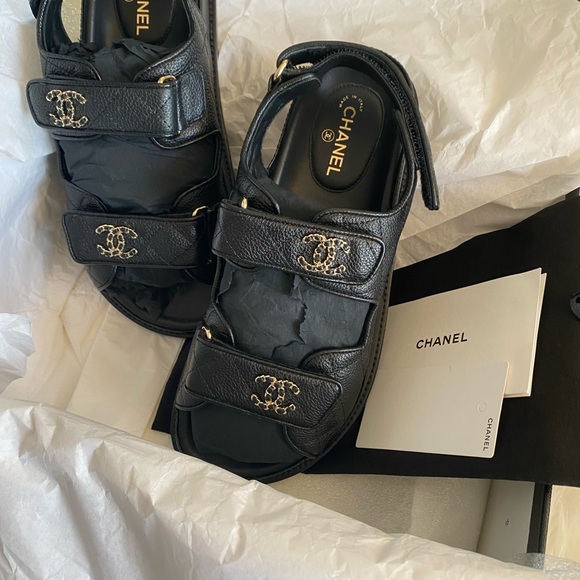 CHANEL Shoes - SOLD ♥️ (NEW) Chanel Dad Sandals size 36.5